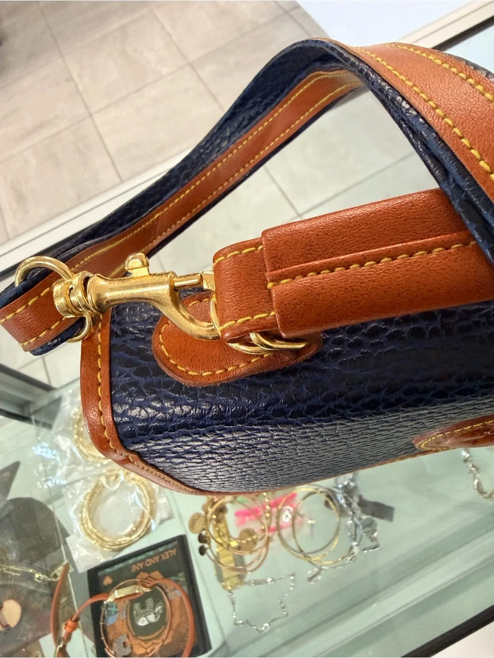 Dooney & Bourke Vintage Blue Crossbody Bag